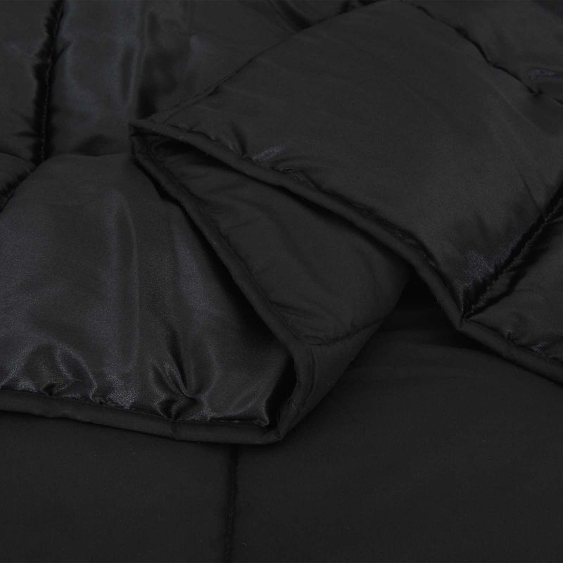 Casa si Gradina - Textile si covoare - Perne si pilote - Pilote - Pilota de vara Negru 200 x 200 cm Satin si Microfibra - Infinity.ro