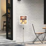 Casa si Gradina - Decoratiuni - Pereti despartitori si paravane - Panouri pentru Targuri Argintiu 25 x 25 x 125 cm Aluminiu - Infinity.ro