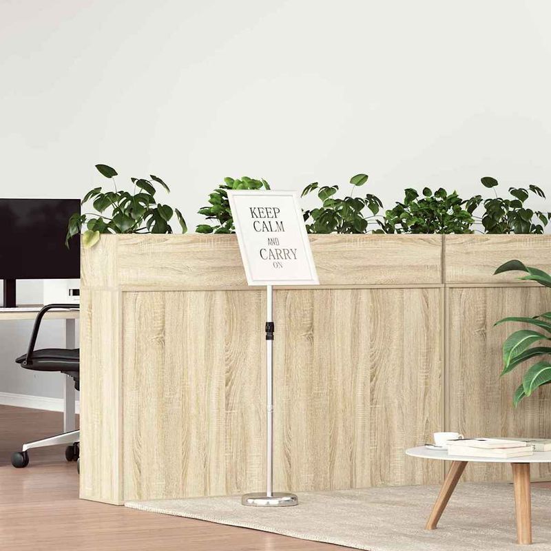 Casa si Gradina - Decoratiuni - Pereti despartitori si paravane - Panouri pentru Targuri Argintiu 25 x 25 x 125 cm Aluminiu - Infinity.ro