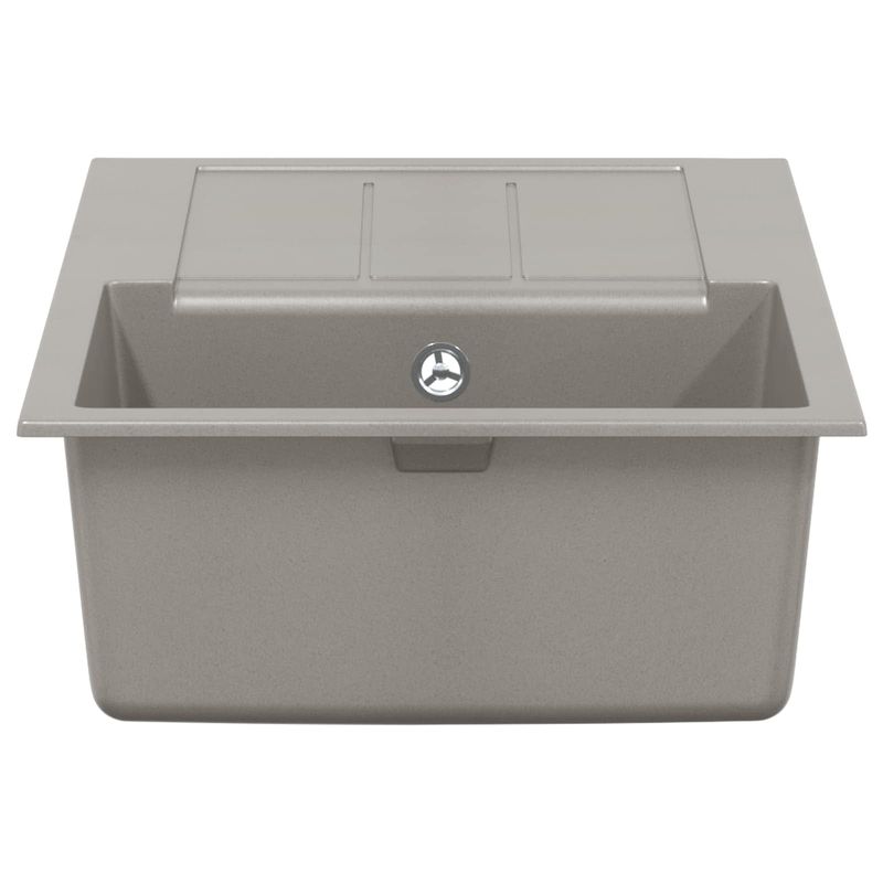 Casa si Gradina - Sanitare - Chiuveta bucatarie si accesorii - Chiuvete bucatarie - Chiuveta Gri 780 x 500 mm 80% Quartz si 20% Rasina - Infinity.ro