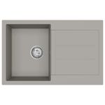 Casa si Gradina - Sanitare - Chiuveta bucatarie si accesorii - Chiuvete bucatarie - Chiuveta Gri 780 x 500 mm 80% Quartz si 20% Rasina - Infinity.ro