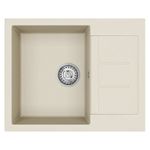 Casa si Gradina - Sanitare - Chiuveta bucatarie si accesorii - Chiuvete bucatarie - Chiuveta Bej 620 x 500 mm 80% Quartz si 20% Rasina - Infinity.ro