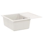 Casa si Gradina - Sanitare - Chiuveta bucatarie si accesorii - Chiuvete bucatarie - Chiuveta Alb 620 x 500 mm 80% Quartz si 20% Rasina - Infinity.ro