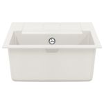 Casa si Gradina - Sanitare - Chiuveta bucatarie si accesorii - Chiuvete bucatarie - Chiuveta Alb 620 x 500 mm 80% Quartz si 20% Rasina - Infinity.ro