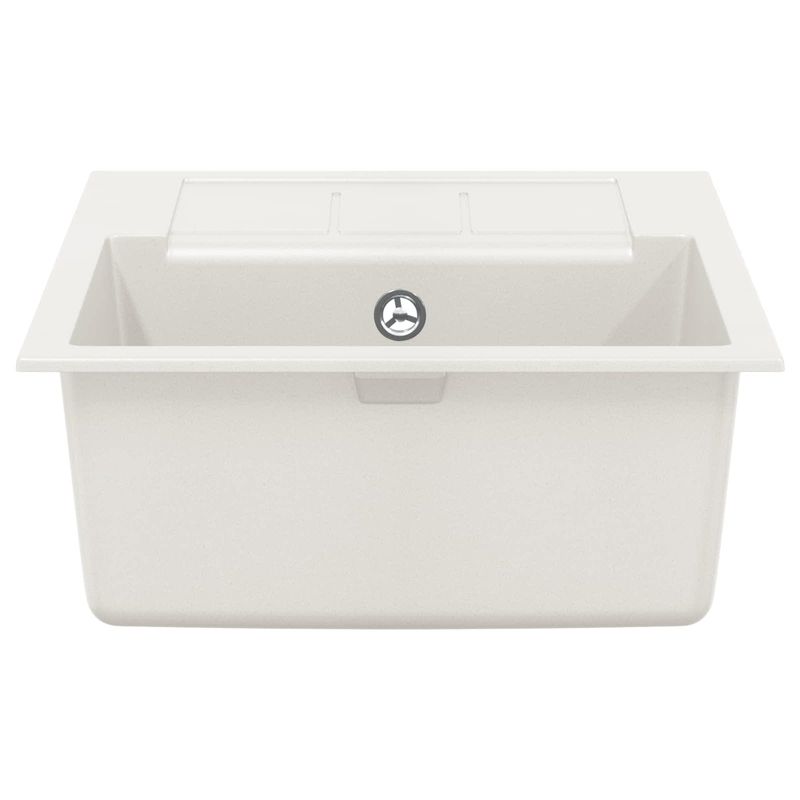 Casa si Gradina - Sanitare - Chiuveta bucatarie si accesorii - Chiuvete bucatarie - Chiuveta Alb 620 x 500 mm 80% Quartz si 20% Rasina - Infinity.ro