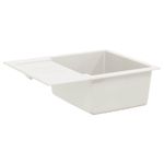 Casa si Gradina - Sanitare - Chiuveta bucatarie si accesorii - Chiuvete bucatarie - Chiuveta Alb 620 x 500 mm 80% Quartz si 20% Rasina - Infinity.ro