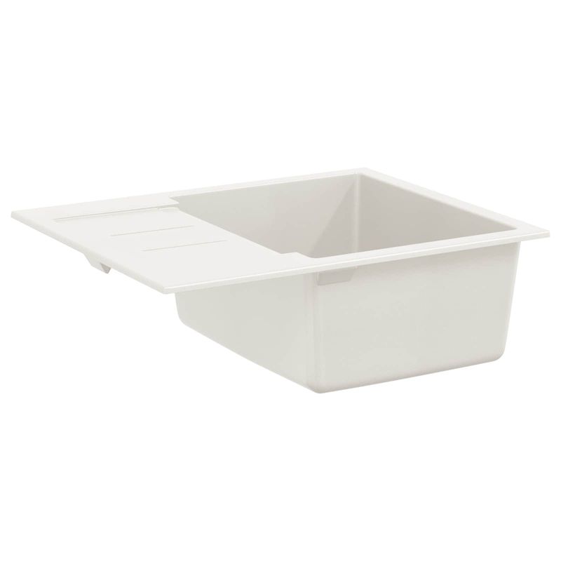 Casa si Gradina - Sanitare - Chiuveta bucatarie si accesorii - Chiuvete bucatarie - Chiuveta Alb 620 x 500 mm 80% Quartz si 20% Rasina - Infinity.ro