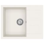 Casa si Gradina - Sanitare - Chiuveta bucatarie si accesorii - Chiuvete bucatarie - Chiuveta Alb 620 x 500 mm 80% Quartz si 20% Rasina - Infinity.ro