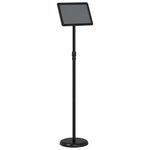 Casa si Gradina - Decoratiuni - Pereti despartitori si paravane - Panouri pentru Targuri Negru 25 x 25 x 125 cm Aluminiu - Infinity.ro