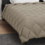 Casa si Gradina - Textile si covoare - Perne si pilote - Pilote - Duvet de iarna Gri deschis 240 x 260 cm Microfibra - Infinity.ro