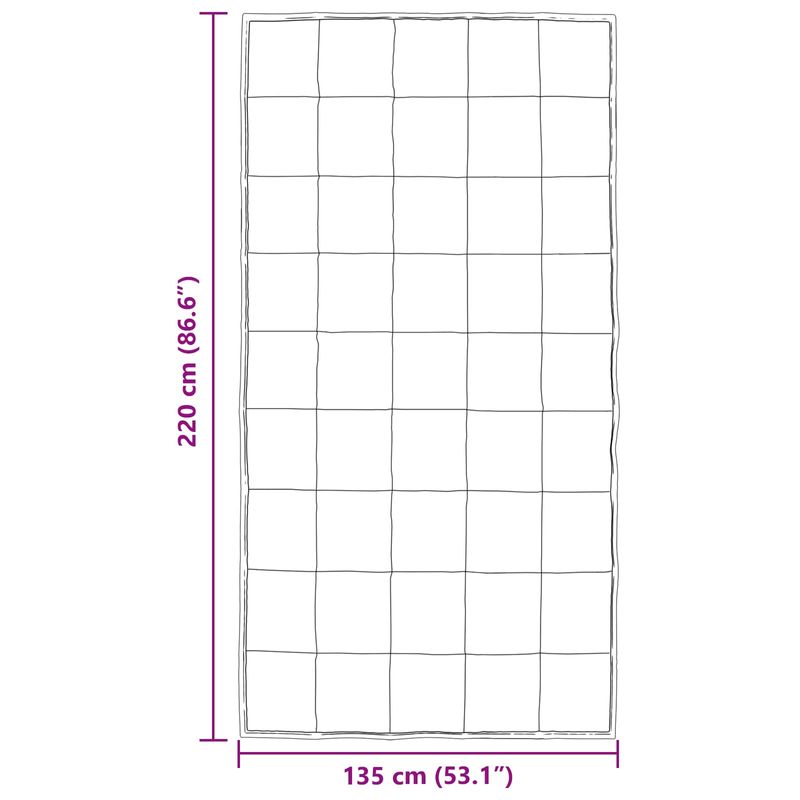 Casa si Gradina - Textile si covoare - Pături și cuverturi - Pături - Duvet de iarna Negru 220 x 135 cm Satin si Microfibra - Infinity.ro