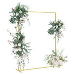 Casa si Gradina - Gradina si terasa - Decoratiuni exterior - Arcade - Arc de nunta Auriu 150 x 49,5 x 200 cm Otel - Infinity.ro