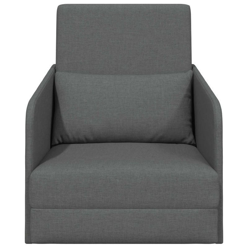 Casa si Gradina - Mobilier - Canapele si coltare - Canapele - Canapea Plianta cu Pat Gri inchis 65 x 80 x 83 cm tesatura - Infinity.ro