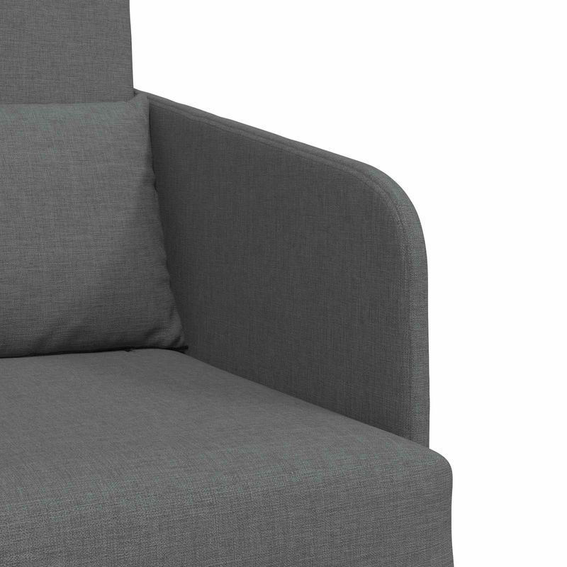 Casa si Gradina - Mobilier - Canapele si coltare - Canapele - Canapea Plianta cu Pat Gri inchis 65 x 80 x 83 cm tesatura - Infinity.ro