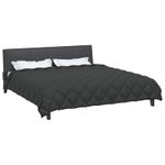 Casa si Gradina - Textile si covoare - Pături și cuverturi - Pături - Duvet de iarna Antracit 220 x 200 cm Microfibra - Infinity.ro