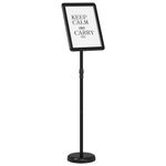 Casa si Gradina - Decoratiuni - Pereti despartitori si paravane - Panouri pentru Targuri Negru 25 x 25 x 125 cm Aluminiu - Infinity.ro