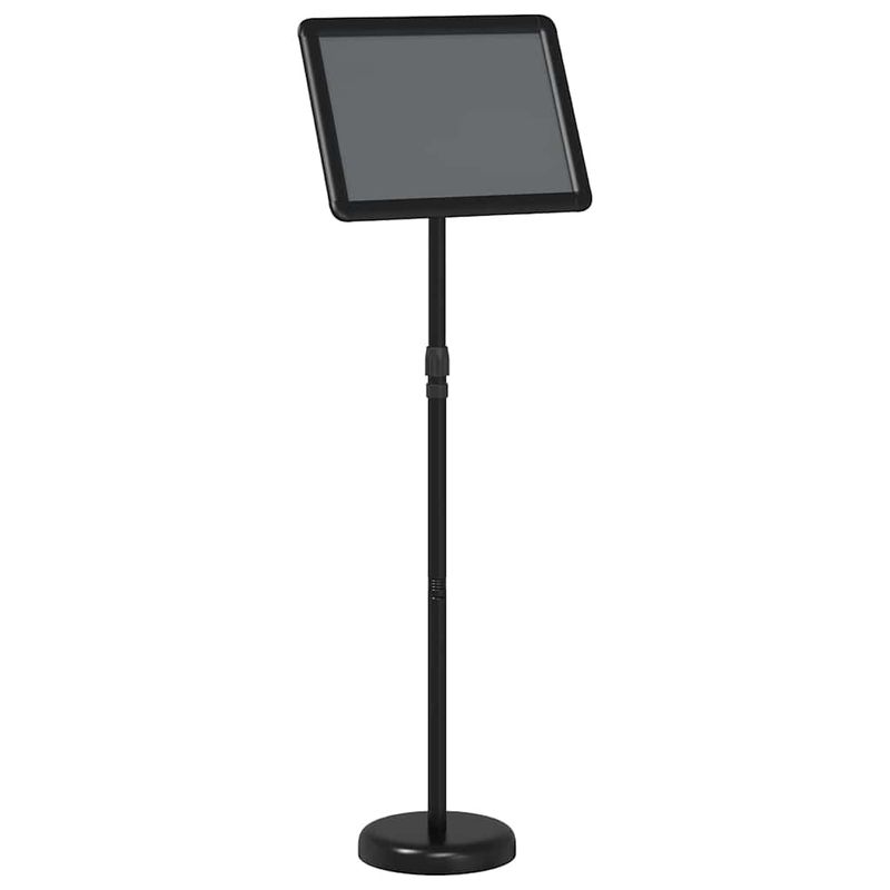 Casa si Gradina - Decoratiuni - Pereti despartitori si paravane - Panouri pentru Targuri Negru 25 x 25 x 125 cm Aluminiu - Infinity.ro