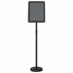 Casa si Gradina - Decoratiuni - Pereti despartitori si paravane - Panouri pentru Targuri Negru 25 x 25 x 125 cm Aluminiu - Infinity.ro