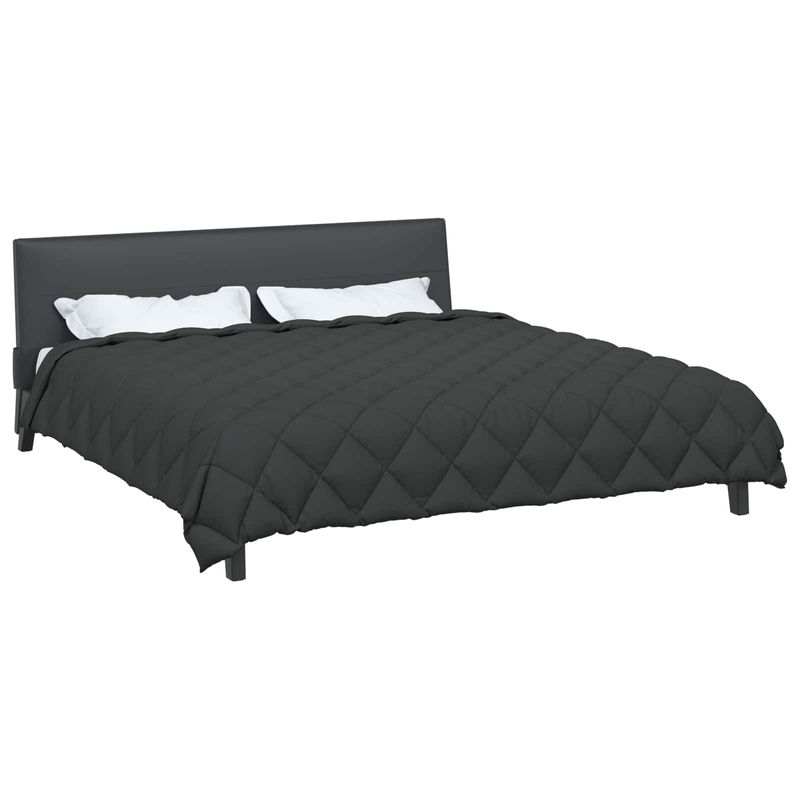 Casa si Gradina - Textile si covoare - Pături și cuverturi - Pături - Duvet de iarna Antracit 240 x 260 cm Microfibra - Infinity.ro