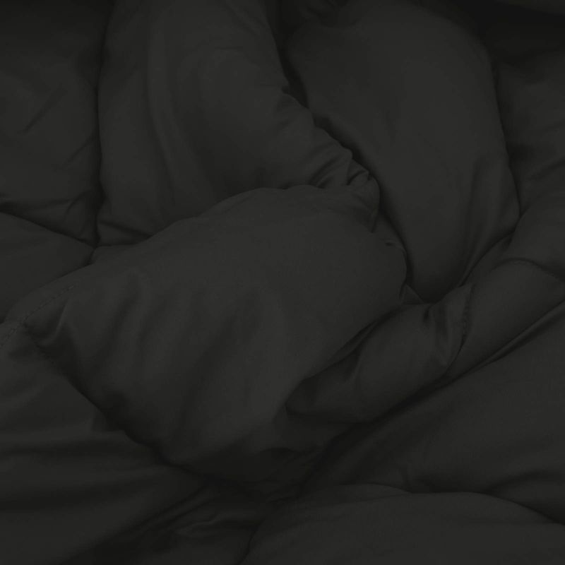 Casa si Gradina - Textile si covoare - Pături și cuverturi - Pături - Duvet de iarna Negru si antracit 220 x 200 cm Microfibra - Infinity.ro