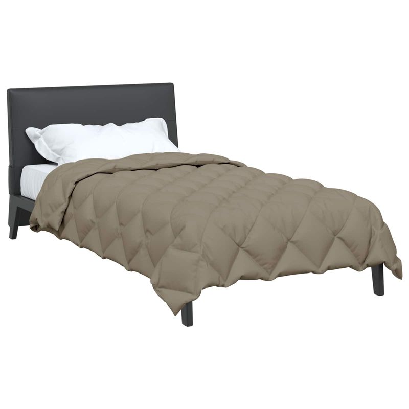 Casa si Gradina - Textile si covoare - Pături și cuverturi - Pături - Duvet de iarna Gri deschis 220 x 155 cm Microfibra - Infinity.ro