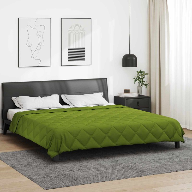 Casa si Gradina - Textile si covoare - Perne si pilote - Pilote - Pilota de vara Verde 240 x 200 cm Microfibra - Infinity.ro