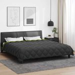Casa si Gradina - Textile si covoare - Perne si pilote - Pilote - Duvet de iarna Verde si Antracit 200 x 200 cm Microfibra - Infinity.ro