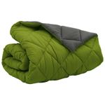 Casa si Gradina - Textile si covoare - Perne si pilote - Pilote - Duvet de iarna Verde si Antracit 200 x 200 cm Microfibra - Infinity.ro
