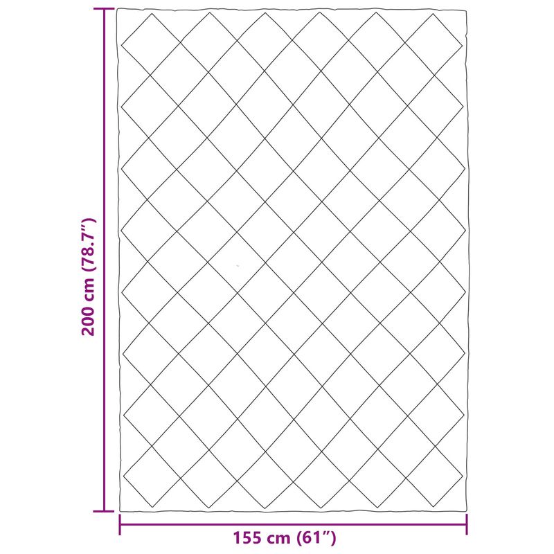 Casa si Gradina - Textile si covoare - Pături și cuverturi - Pături - Duvet de iarna Gri deschis 200 x 155 cm Microfibra - Infinity.ro