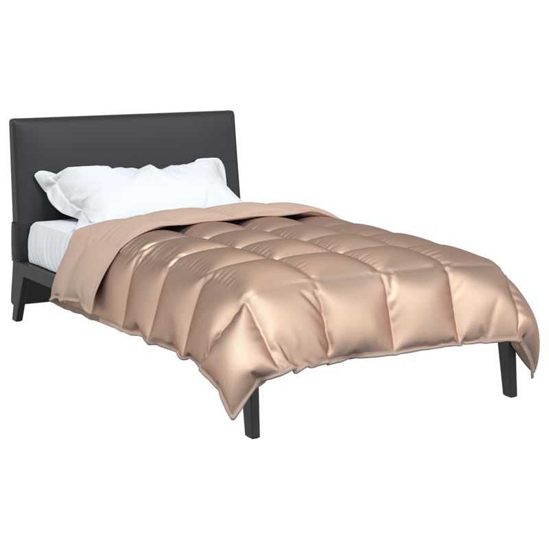 Casa si Gradina - Textile si covoare - Perne si pilote - Pilote - Duvet de iarna Auriu 200 x 140 cm Satin si Microfibra - Infinity.ro