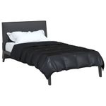 Casa si Gradina - Textile si covoare - Perne si pilote - Pilote - Pilota de vara Negru 220 x 135 cm Satin si Microfibra - Infinity.ro