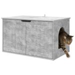 Petshop - Accesorii petshop - Jucarii animale - Ansambluri de joaca - Casa pentru pisici Beton 85 x 55 x 53,5 cm Lemn compozit - Infinity.ro