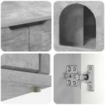 Petshop - Accesorii petshop - Jucarii animale - Ansambluri de joaca - Casa pentru pisici Beton 85 x 55 x 53,5 cm Lemn compozit - Infinity.ro