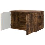 Petshop - Accesorii petshop - Jucarii animale - Ansambluri de joaca - Casa pentru pisici Stejar fumuriu 85 x 55 x 53,5 cm - Infinity.ro