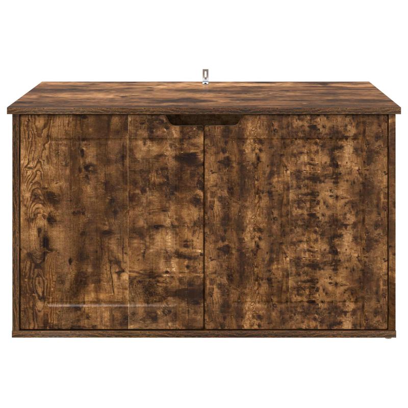 Petshop - Accesorii petshop - Jucarii animale - Ansambluri de joaca - Casa pentru pisici Stejar fumuriu 85 x 55 x 53,5 cm - Infinity.ro