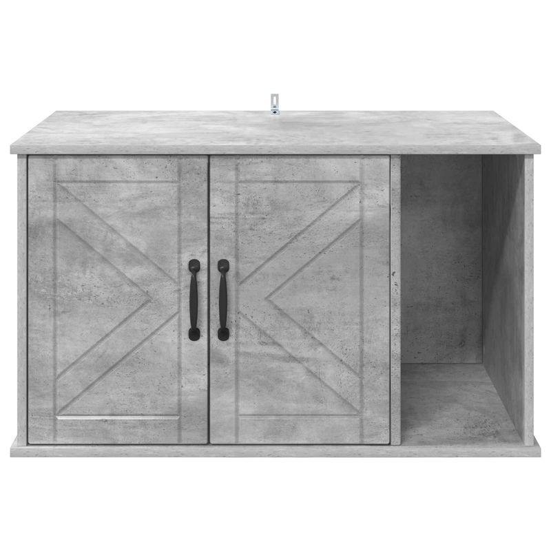 Petshop - Accesorii petshop - Jucarii animale - Ansambluri de joaca - Casa pentru pisici Beton 85 x 55 x 50 cm Lemn compozit - Infinity.ro