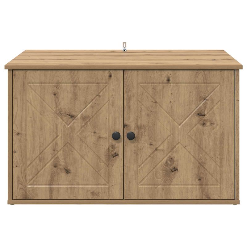 Petshop - Accesorii petshop - Jucarii animale - Ansambluri de joaca - Casa pentru pisici Stejar artizanal 85 x 55 x 50 cm - Infinity.ro