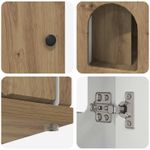 Petshop - Accesorii petshop - Jucarii animale - Ansambluri de joaca - Casa pentru pisici Stejar artizanal 85 x 55 x 50 cm - Infinity.ro