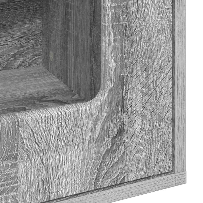 Petshop - Accesorii petshop - Culcusuri si custi - Custi interior si exterior - Casa pentru pisici Gri Sonoma 53 x 52 x 62 cm Lemn compozit - Infinity.ro