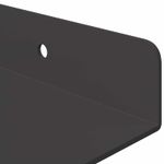 Casa si Gradina - Mobilier - Biblioteci si rafturi - Rafturi - Raft de perete cu Raft Pe perete 3 pcs Negru 80 x 9 x 2.5 cm - Infinity.ro