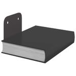 Casa si Gradina - Mobilier - Biblioteci si rafturi - Rafturi - Raft Floatant Invizibil 4 pcs Negru 6 x 11 x 6.5 cm Metal - Infinity.ro