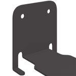 Casa si Gradina - Mobilier - Biblioteci si rafturi - Rafturi - Raft Floatant Invizibil 4 pcs Negru 6 x 11 x 6.5 cm Metal - Infinity.ro