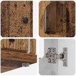 Petshop - Accesorii petshop - Jucarii animale - Ansambluri de joaca - Casa pentru pisici Lemn vechi 85 x 55 x 50 cm Lemn compozit - Infinity.ro