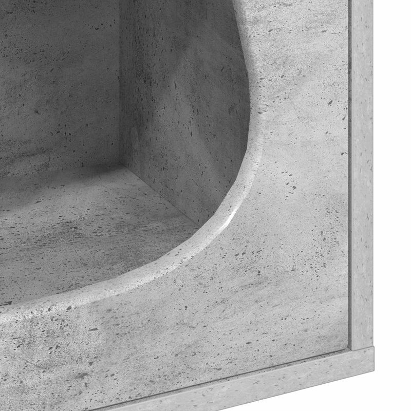 Petshop - Accesorii petshop - Jucarii animale - Ansambluri de joaca - Casa pentru pisici Beton 42,5 x 40 x 53,5 cm Lemn compozit - Infinity.ro