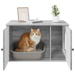 Petshop - Accesorii petshop - Jucarii animale - Ansambluri de joaca - Casa pentru pisici Gri Sonoma 85 x 55 x 50 cm Lemn compozit - Infinity.ro