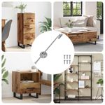 Casa si Gradina - Constructii - Scule de mana si unelte - Accesorii scule de mana - Strut de gaz 12 pcs Argintiu 190 mm Fier - Infinity.ro