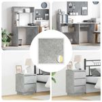 Casa si Gradina - Constructii - Scule de mana si unelte - Accesorii scule de mana - Coperta autocolanta pentru suruburi 12 pcs Gri din beton - Infinity.ro