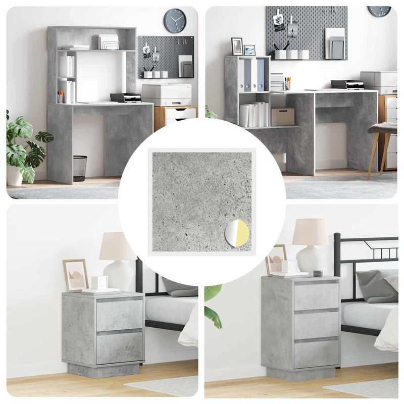 Casa si Gradina - Constructii - Scule de mana si unelte - Accesorii scule de mana - Coperta autocolanta pentru suruburi 12 pcs Gri din beton - Infinity.ro