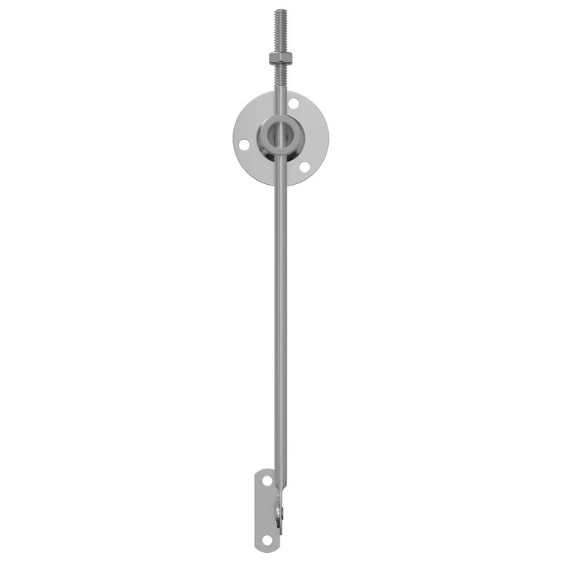 Casa si Gradina - Constructii - Scule de mana si unelte - Accesorii scule de mana - Hinga cu suport pentru capac 12 pcs Argintiu 194 x 36 x 18 mm - Infinity.ro