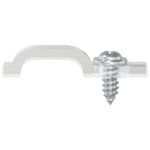 Casa si Gradina - Electrice - Cabluri electrice si conductori - Clipuri LED pentru Strip 2 pcs Transparent 2 x 1 x 0.5 cm - Infinity.ro